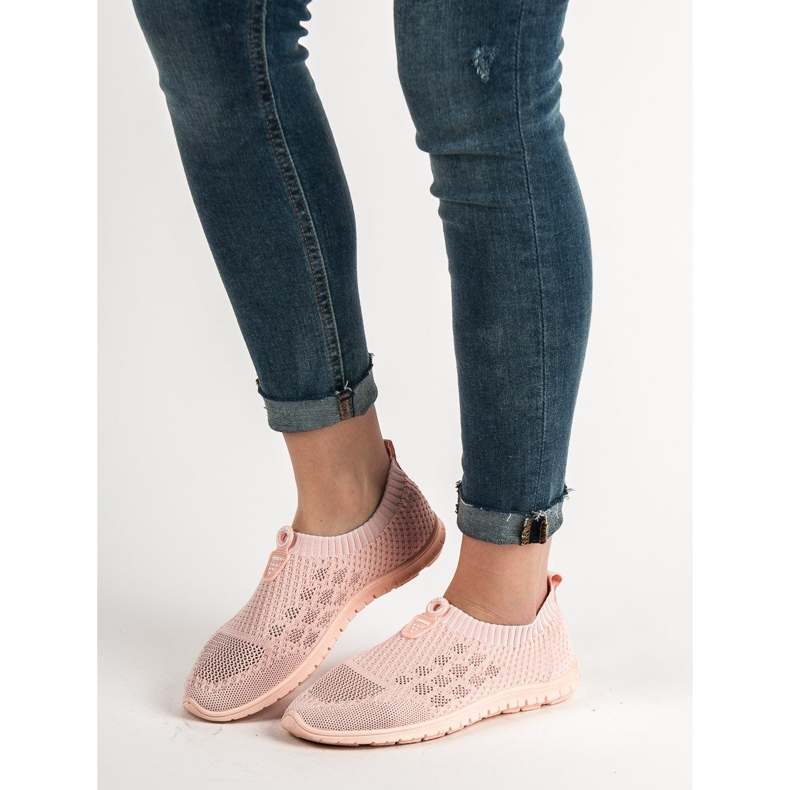 Renda Slip-On-Schuhe für Damen rosa 2