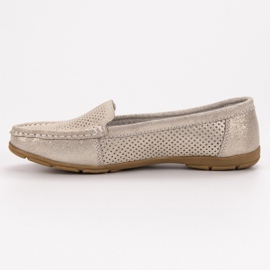 VINCEZA Lederslipper gelb 1