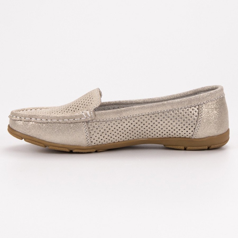 VINCEZA Lederslipper gelb 1