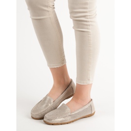 VINCEZA Lederslipper gelb 2