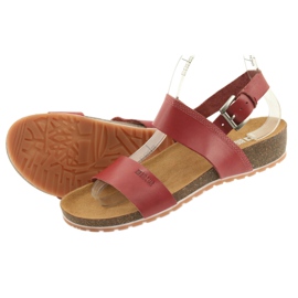 Big Star 274A016 rote Damensandalen 4