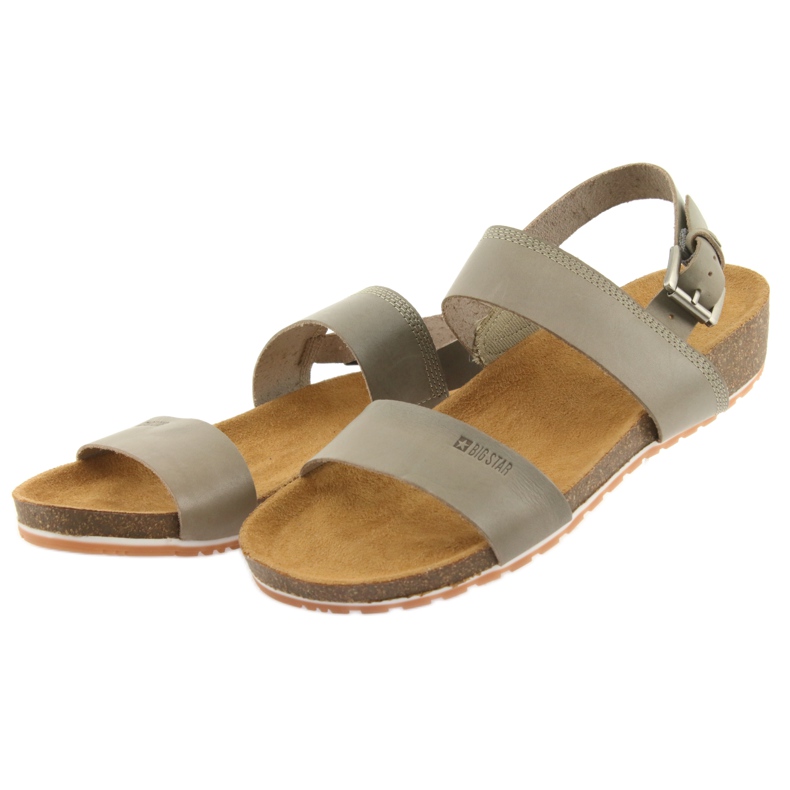 Big Star Grey Damen Sandalen 274A014 mehrfarbig 3