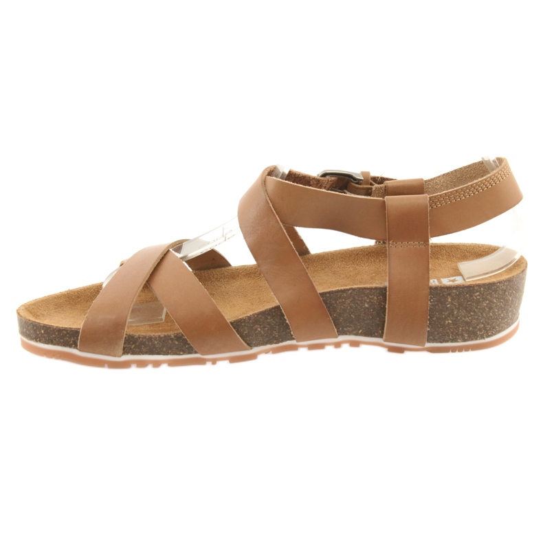 Big Star Damen Sandalen in Camel 274A010 braun 2