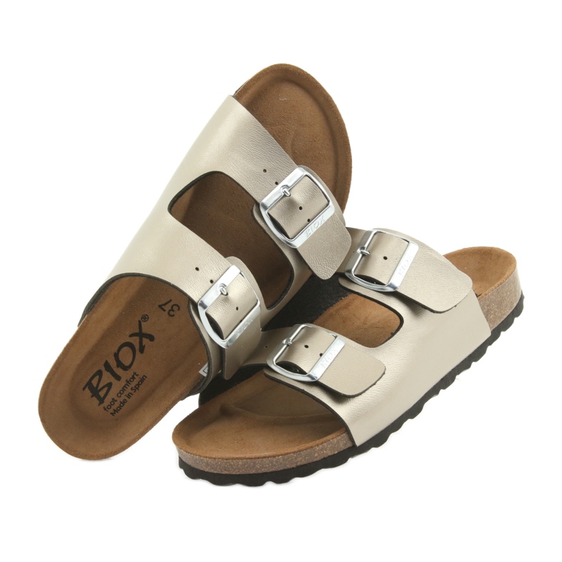 Medizinische Pantoffeln IZZI BIOX ALEX gold golden 4