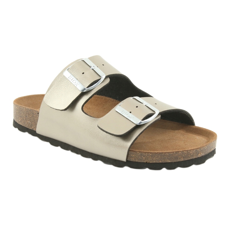 Medizinische Pantoffeln IZZI BIOX ALEX gold golden 1