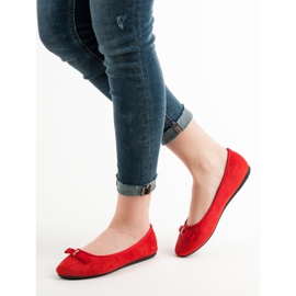 GUAPISSIMA Ballerinas mit Glitzer rot 2