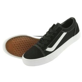 Atletico gebundene Turnschuhe 18081 Schwarz/Weiß 5