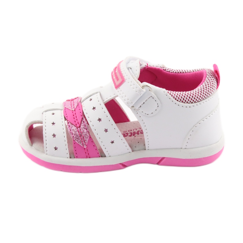 American Club American DR18 Mädchensandalen weiß rosa 2