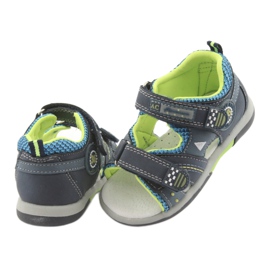 American Club DR13 Jungensandalen marineblau grün 4