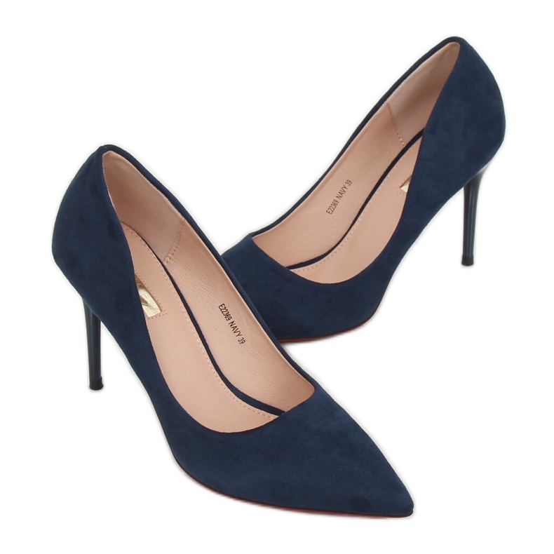 Pumps an der Ferse marineblau E22369 Navy navy blau 1