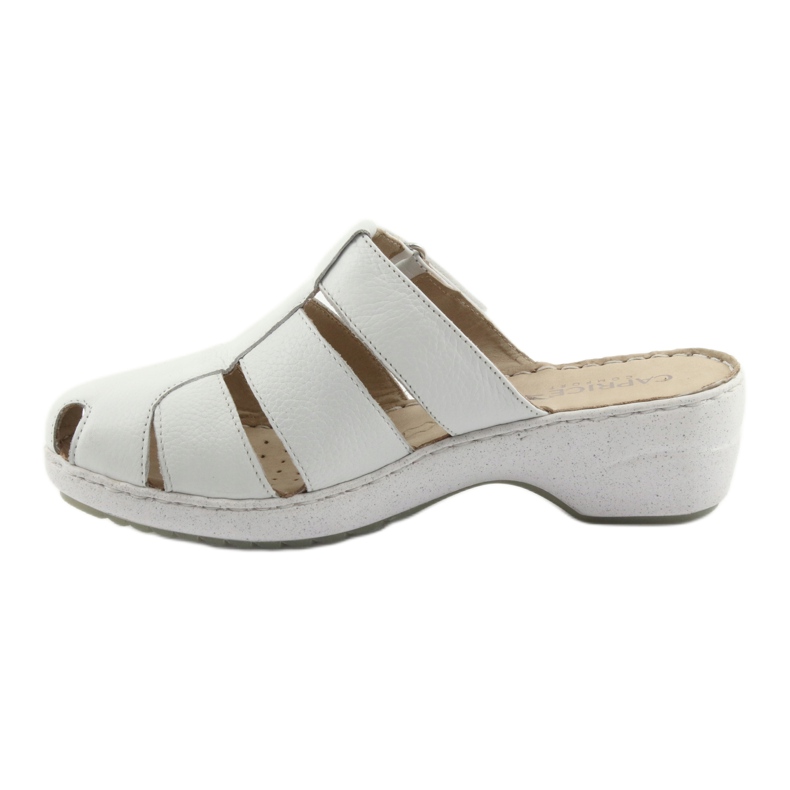 Damen Keilpantoffel Caprice 27353 weiß 2