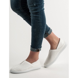 Super Mode Bequeme Sneaker zum Hineinschlüpfen weiß 2