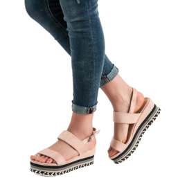 Primavera Boho Keilsandalen rosa 2