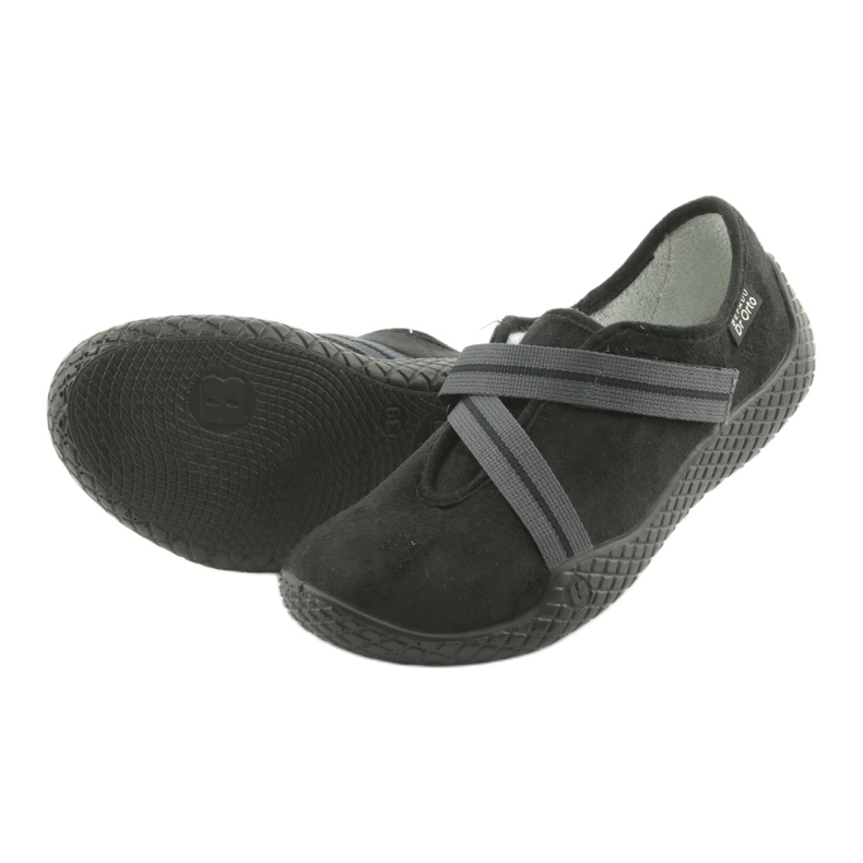 Dr.ORTO Befado Damenhausschuhe PU 434D014 schwarz 3