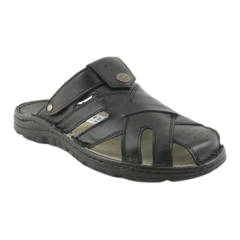 Naszbut 051 Herren Hausschuhe schwarz 1