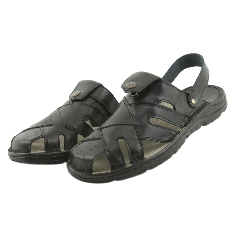 Naszbut 051 Herren Hausschuhe schwarz 3