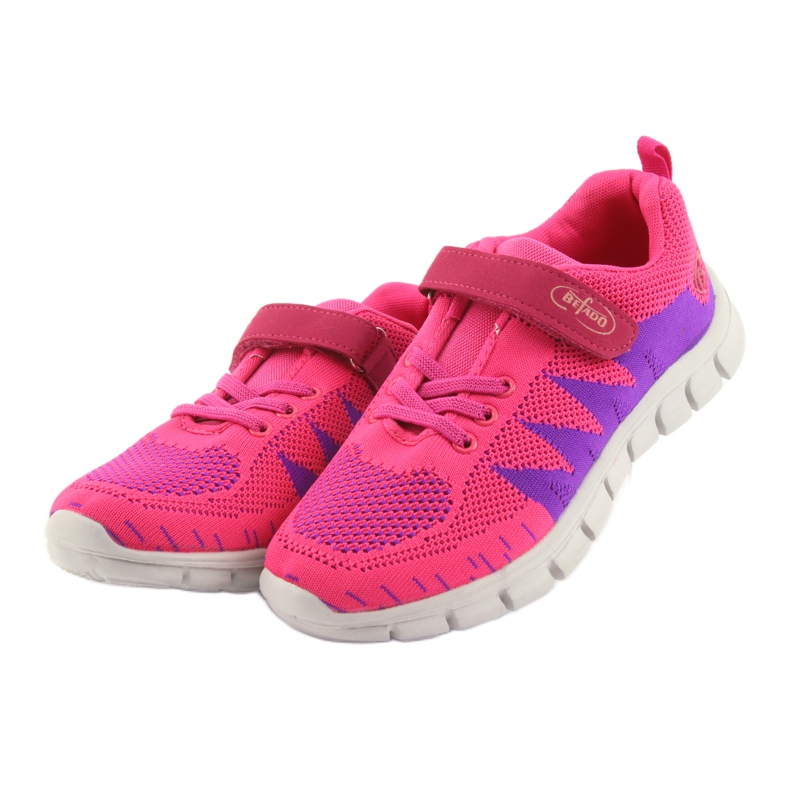 Befado Kinderschuhe bis 23 cm 516Y023 violett rosa 4