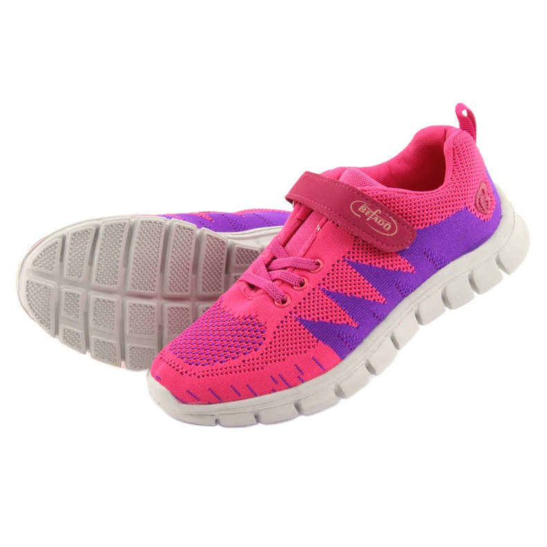 Befado Kinderschuhe bis 23 cm 516Y023 lila rosa 5