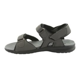 American Club American HL09 schwarz / graue Sportsandalen 2