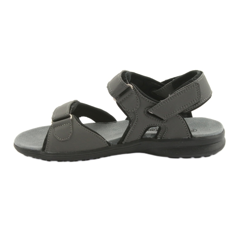 American Club American HL09 schwarz / graue Sportsandalen 2