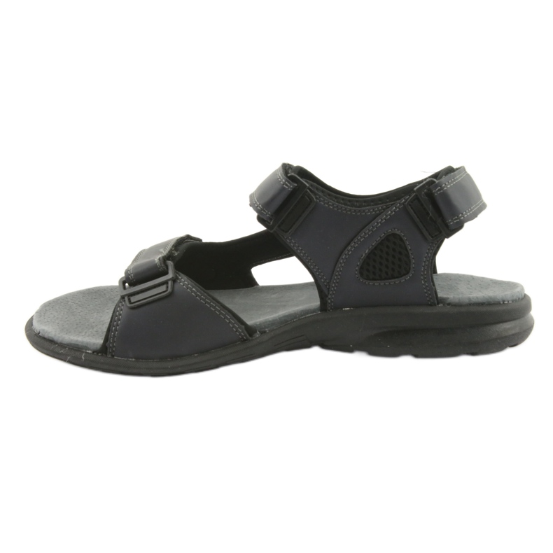American Club Amerikanische HL06 Sportsandalen schwarz marineblau 2