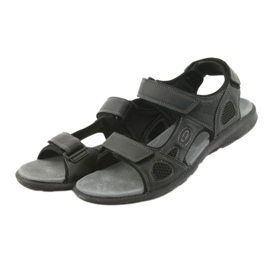 American Club American HL06 schwarze Sportsandalen 3