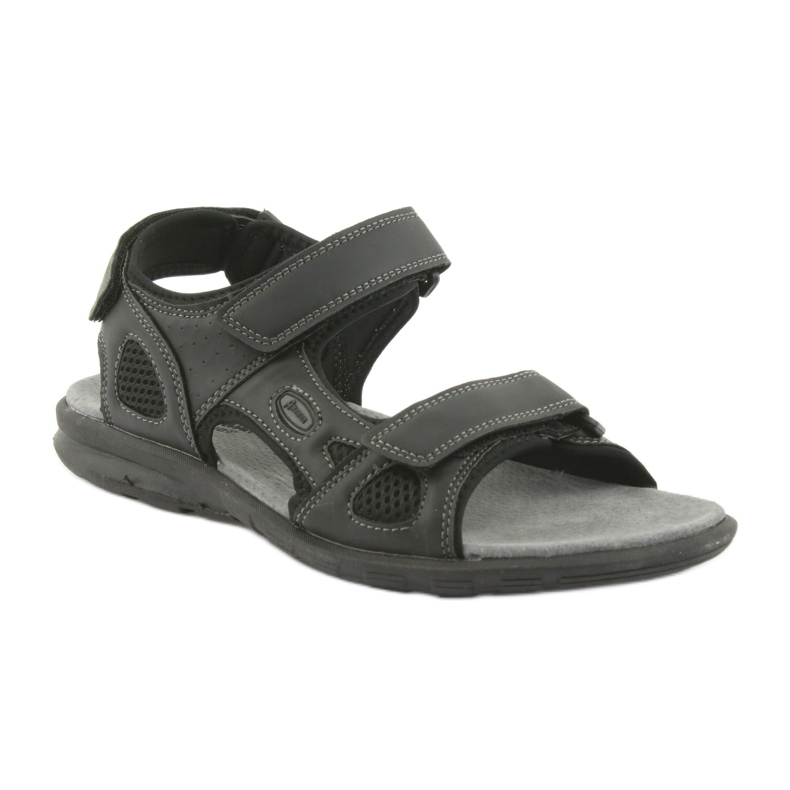 American Club American HL06 schwarze Sportsandalen 1