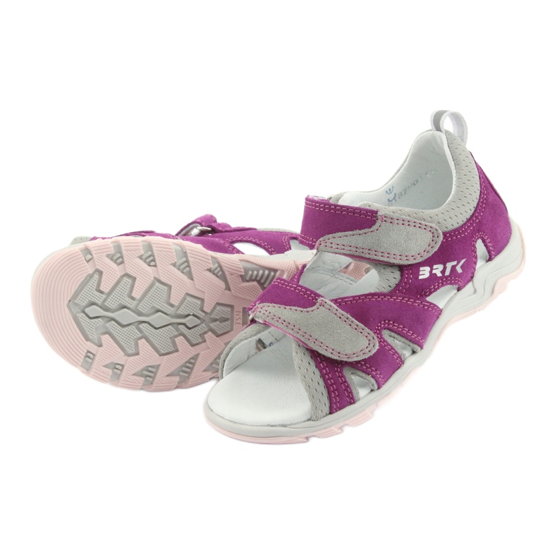 Klettsandalen Bartek 16187 rosa/grau 5