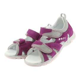 Klettsandalen Bartek 16187 rosa/grau 3