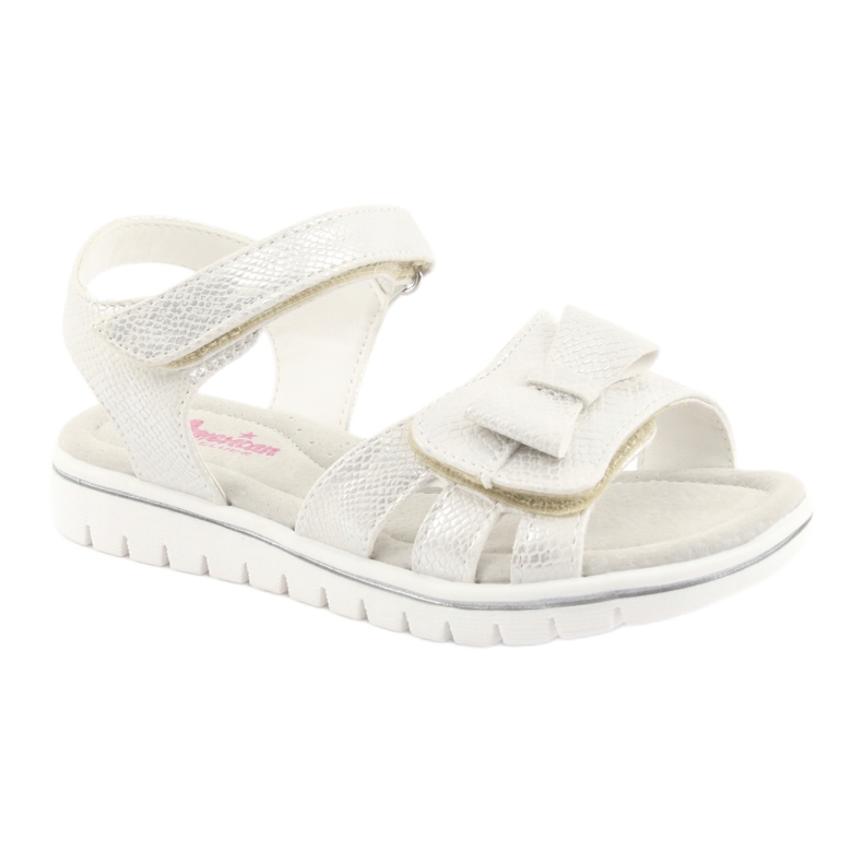 American Club Amerikanische Mädchen Sandalen weiße Perle GC25 1