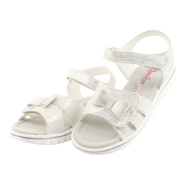 American Club Amerikanische Mädchen Sandalen weiße Perle GC25 3
