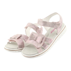 American Club GC25 Sandalen mit Schleife in Rosa 3