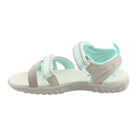 American Club Amerikanische Sandalen Sport Sport HL14 Grau/Grün 2