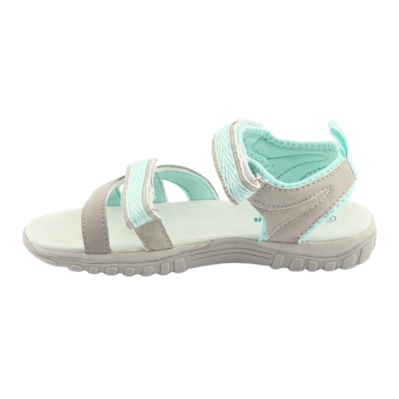 American Club Amerikanische Sandalen Sport Sport HL14 Grau/Grün 2