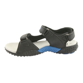 American Club HL15 Jungen Sandalen schwarz blau 2