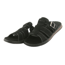 American Club Amerikanische Männer Flip Flops Leichtes Podka06 Schwarz 3