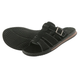 American Club Amerikanische Männer Flip Flops Leichtes Podka06 Schwarz 4