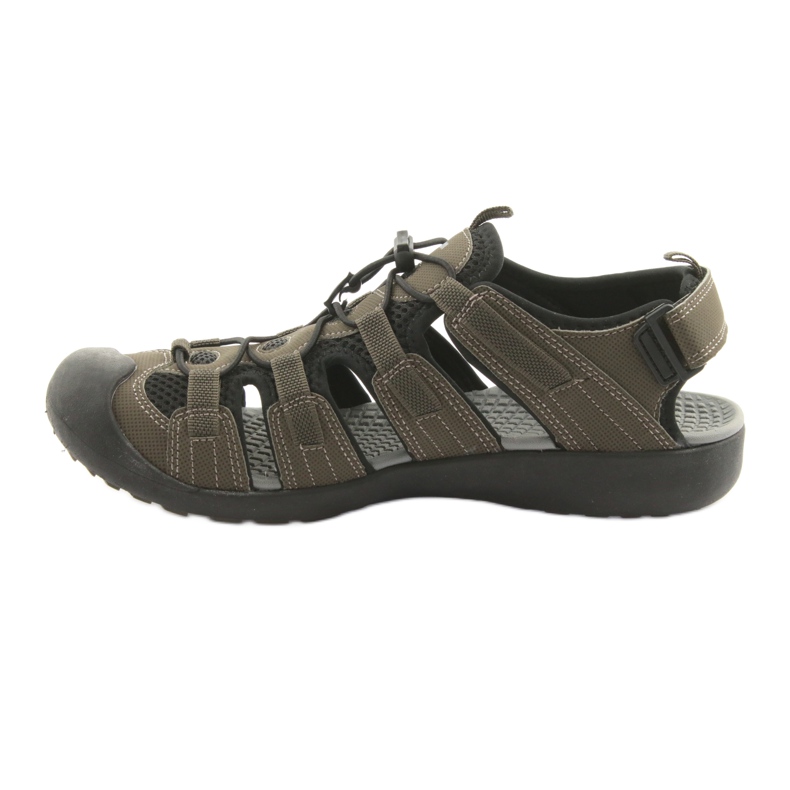 American Club American HL02 Khaki Sportsandalen schwarz mehrfarbig grün 2