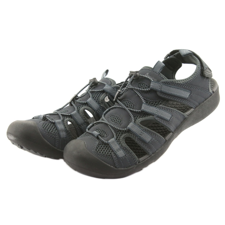American Club American HL02 marineblaue Sportsandalen 3