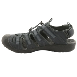 American Club American HL02 marineblaue Sportsandalen 2