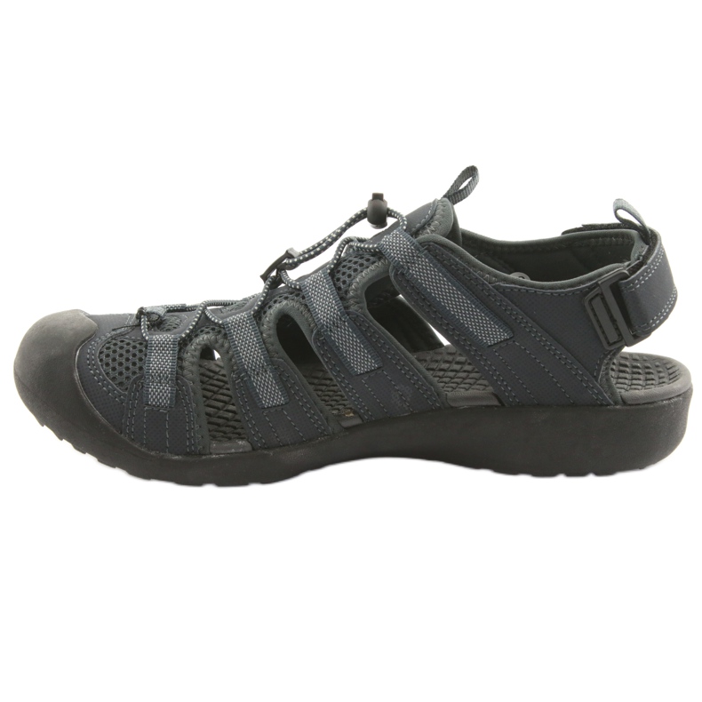 American Club American HL02 marineblaue Sportsandalen 2