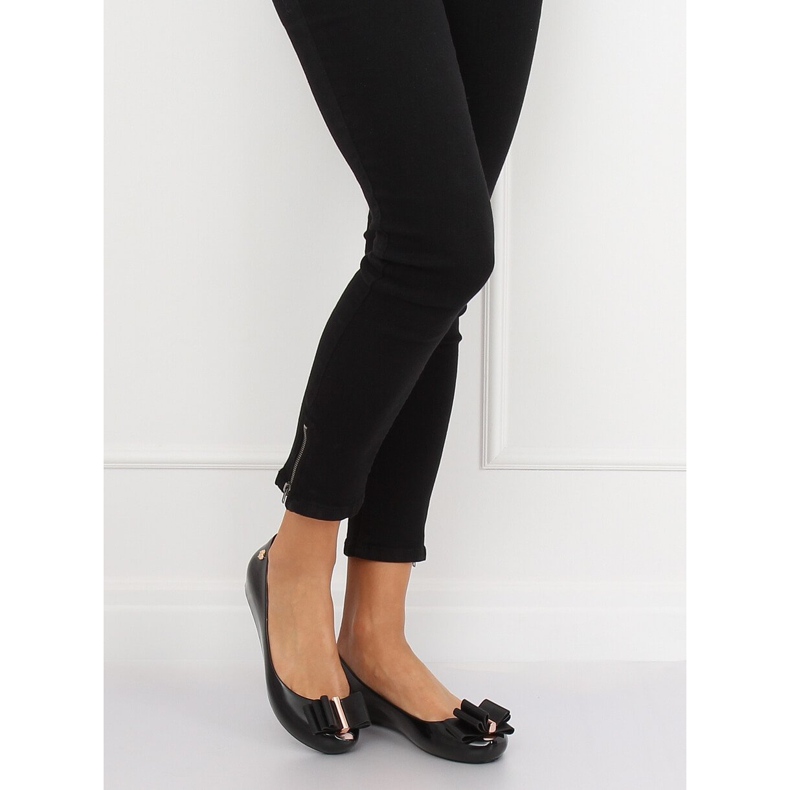 Schwarze Meliski Ballerinas CK87-P Schwarz 2