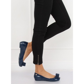 Meliski marineblaue Ballerinas CK87-P Blau 1