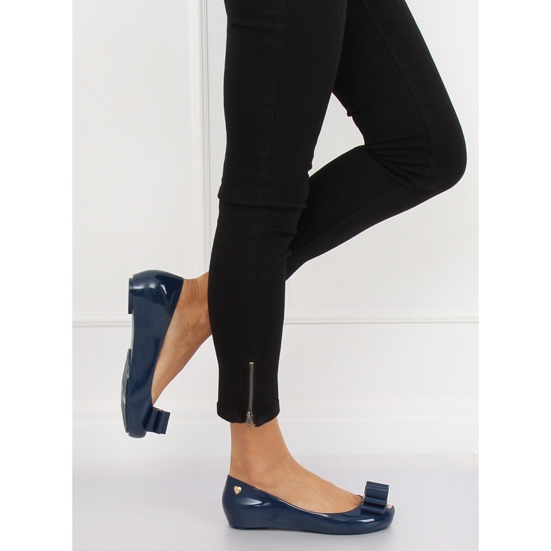 Meliski marineblaue Ballerinas CK87-P Blau 1