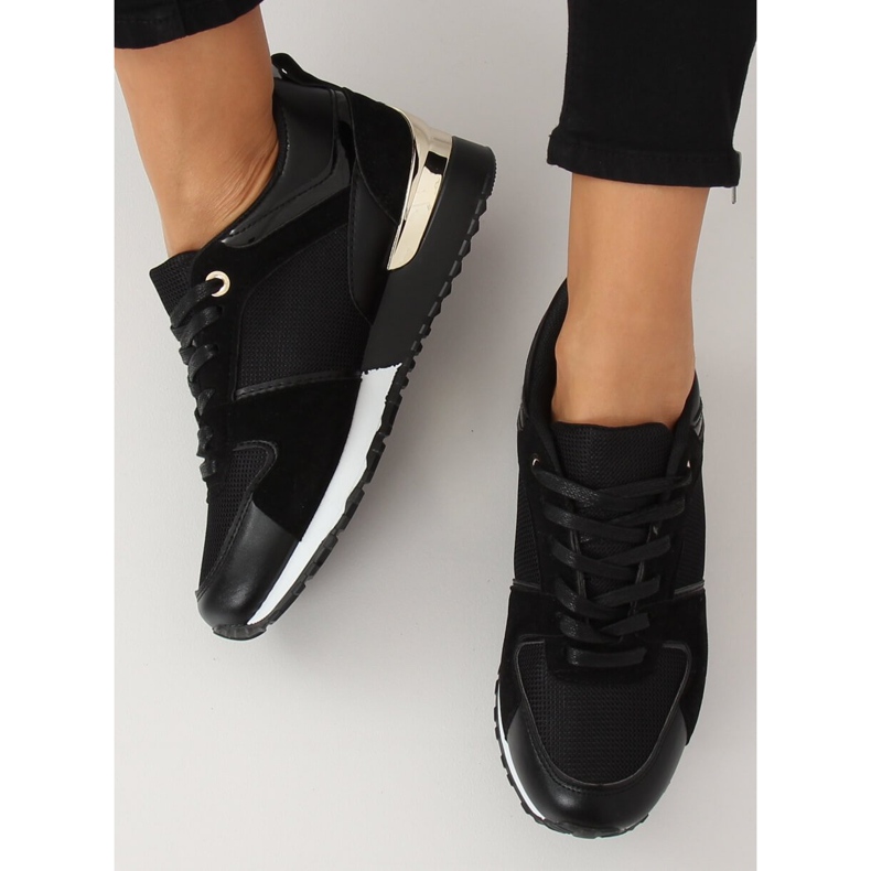 Schwarze Sportschuhe B-01 Schwarz 1