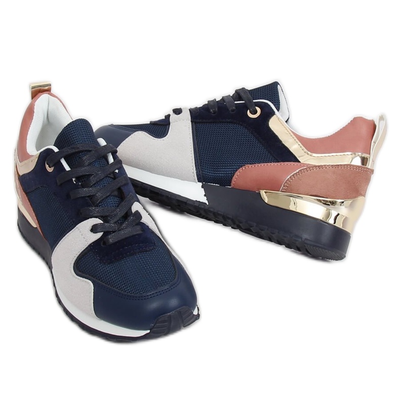Blaue B-01 Blaue Sportschuhe mehrfarbig marineblau 1