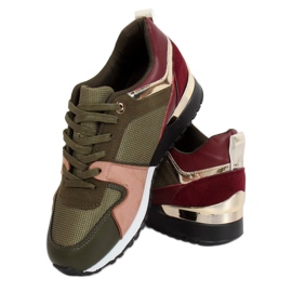 Grüne Sportschuhe B-01 Army Green mehrfarbig 2