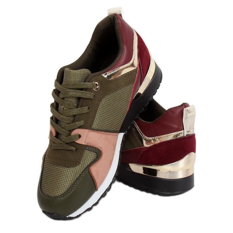 Grüne Sportschuhe B-01 Army Green mehrfarbig 2