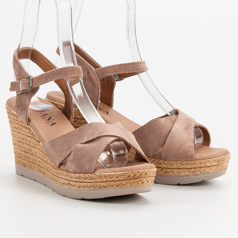 SHELOVET Beige Sandalen 1