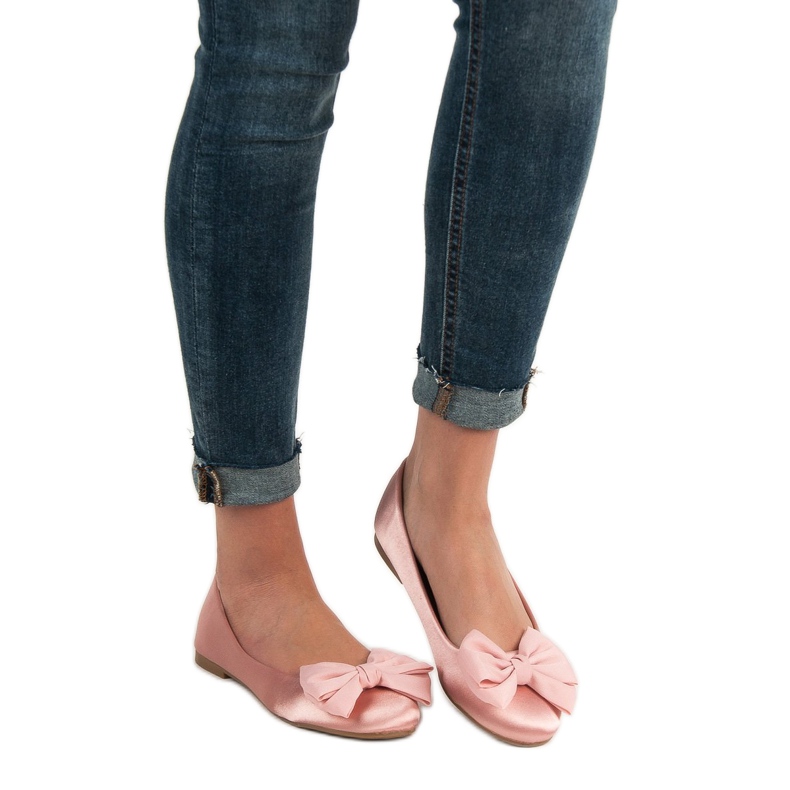 BELLAMILA Satinballerinas rosa 1